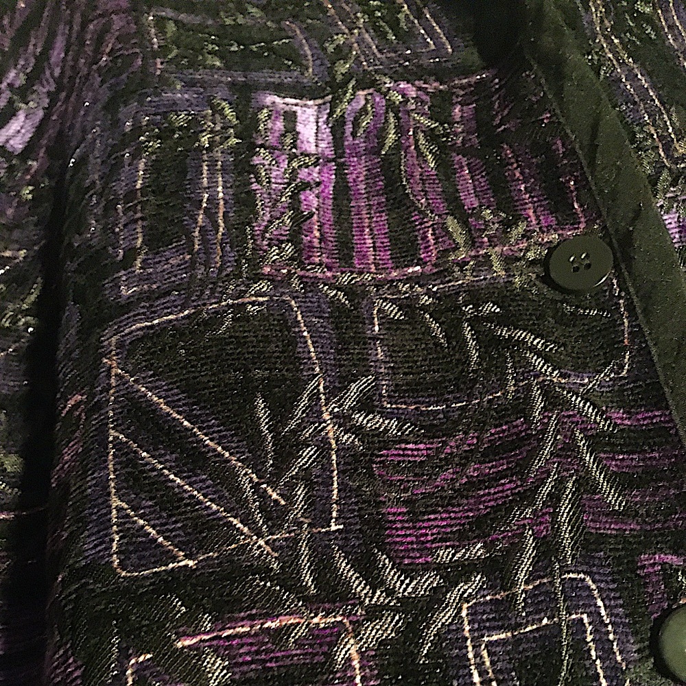 Vintage button up collard jacket! Also reversible!!!